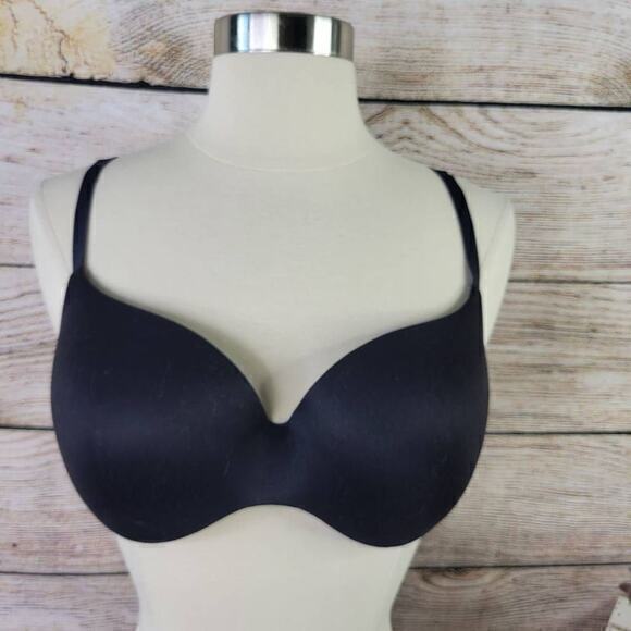 Victoria’s Secret Lightly Lined Demi‎ T-Shirt Bra Black Size 34D - Picture 1 of 10